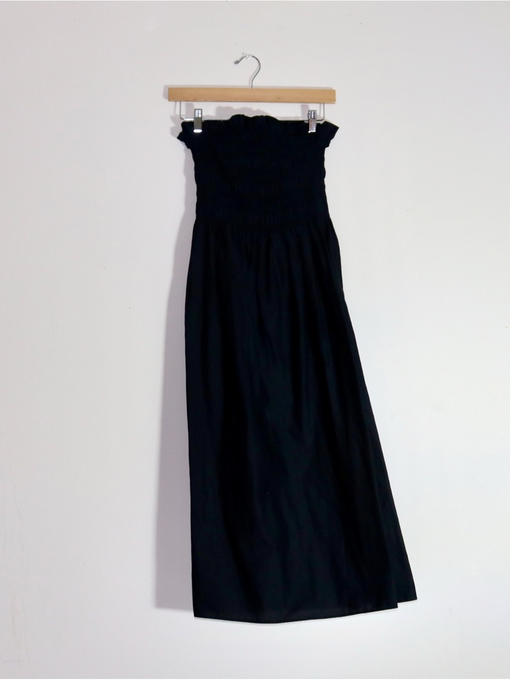 H&M Smock-Topped Dress in Black - Picture 2 of 8